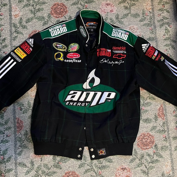 Nascar Other - Vintage Nascar Dale Earnhardt Jr JH Design AMP Energy Racing Jacket Large 🖤